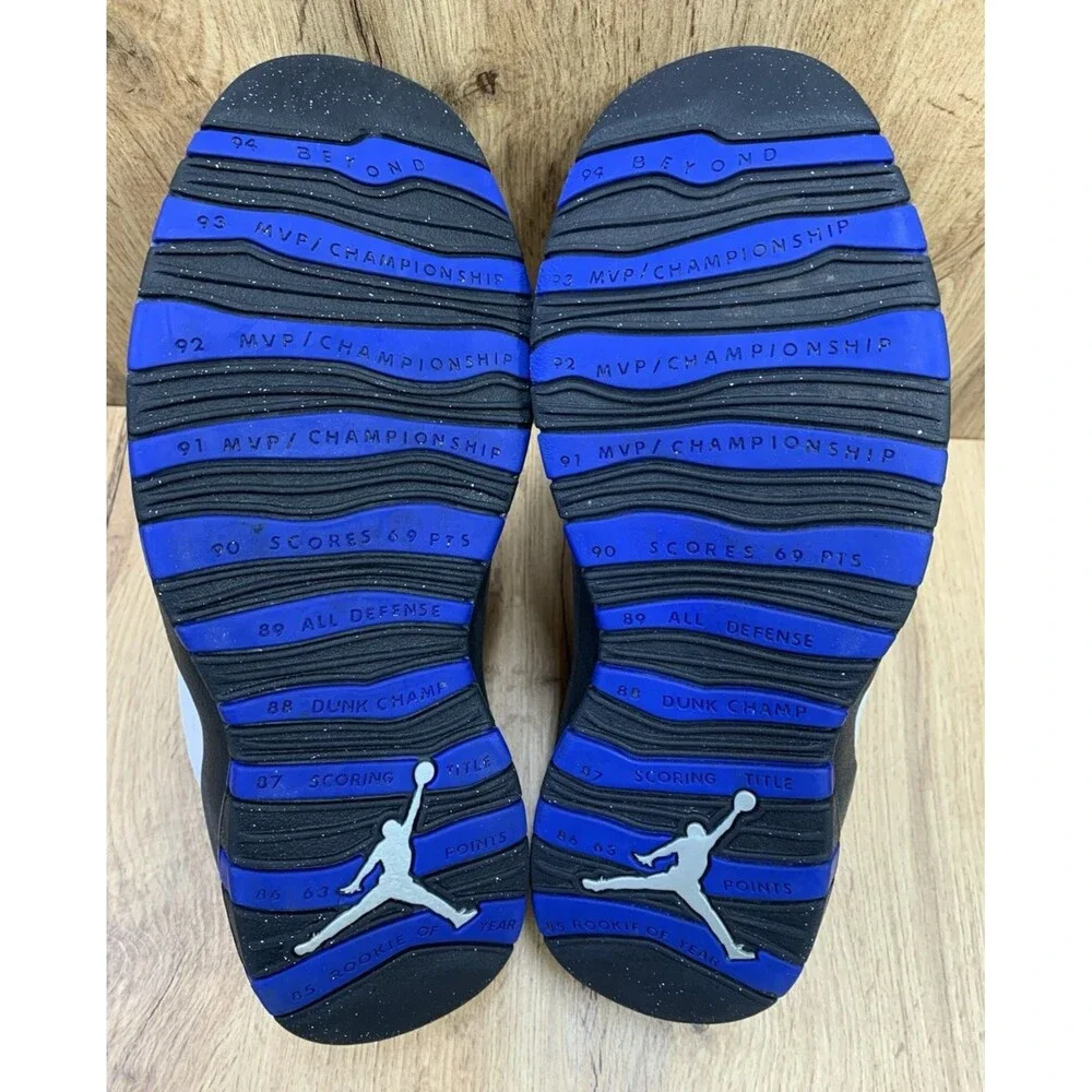 Nike Air Jordan 10 Retro Orlando 2018 Men’s 9.5 White Black Royal 310805-108